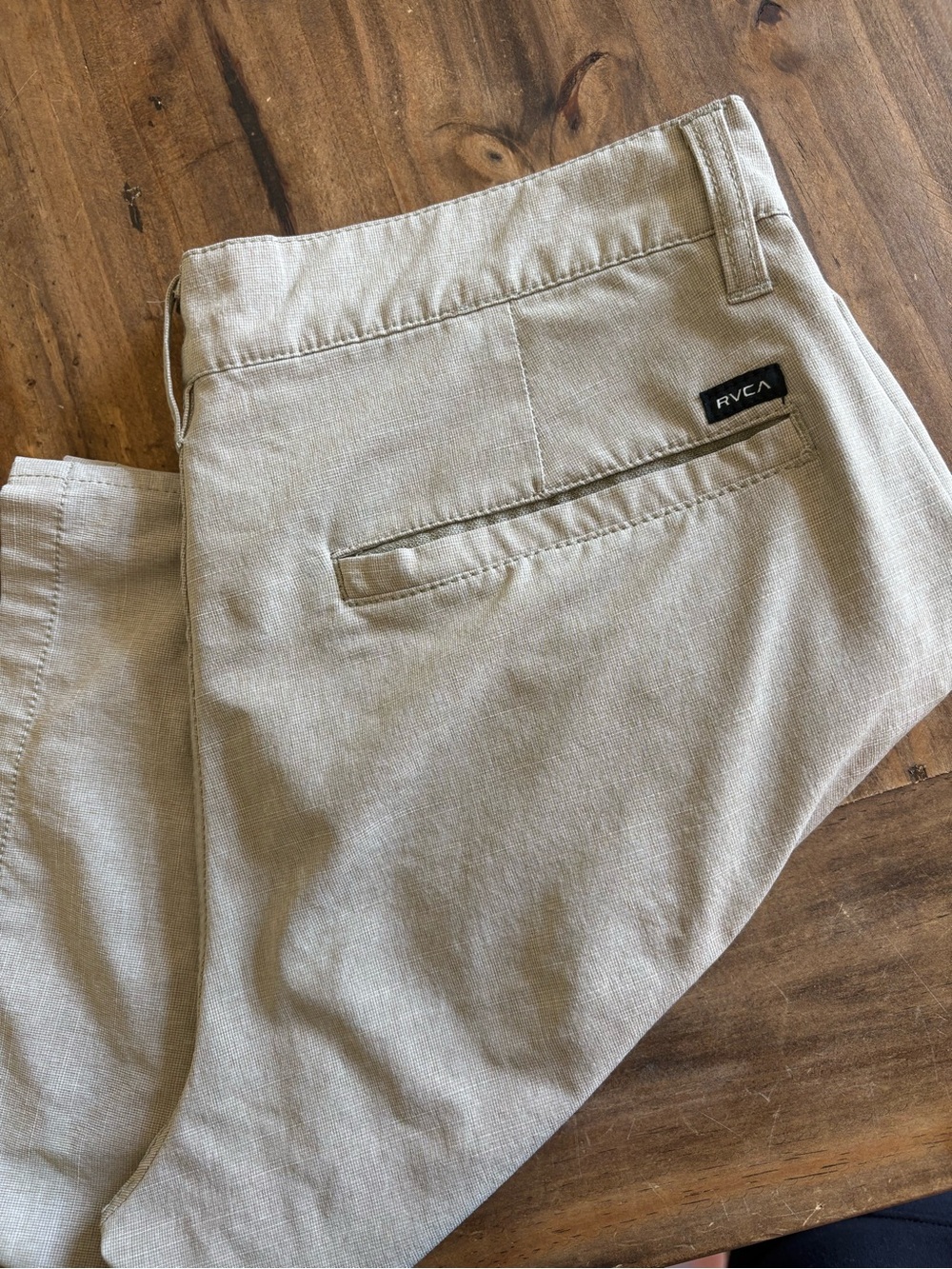 RVCA Men’s Tan Khaki Shorts